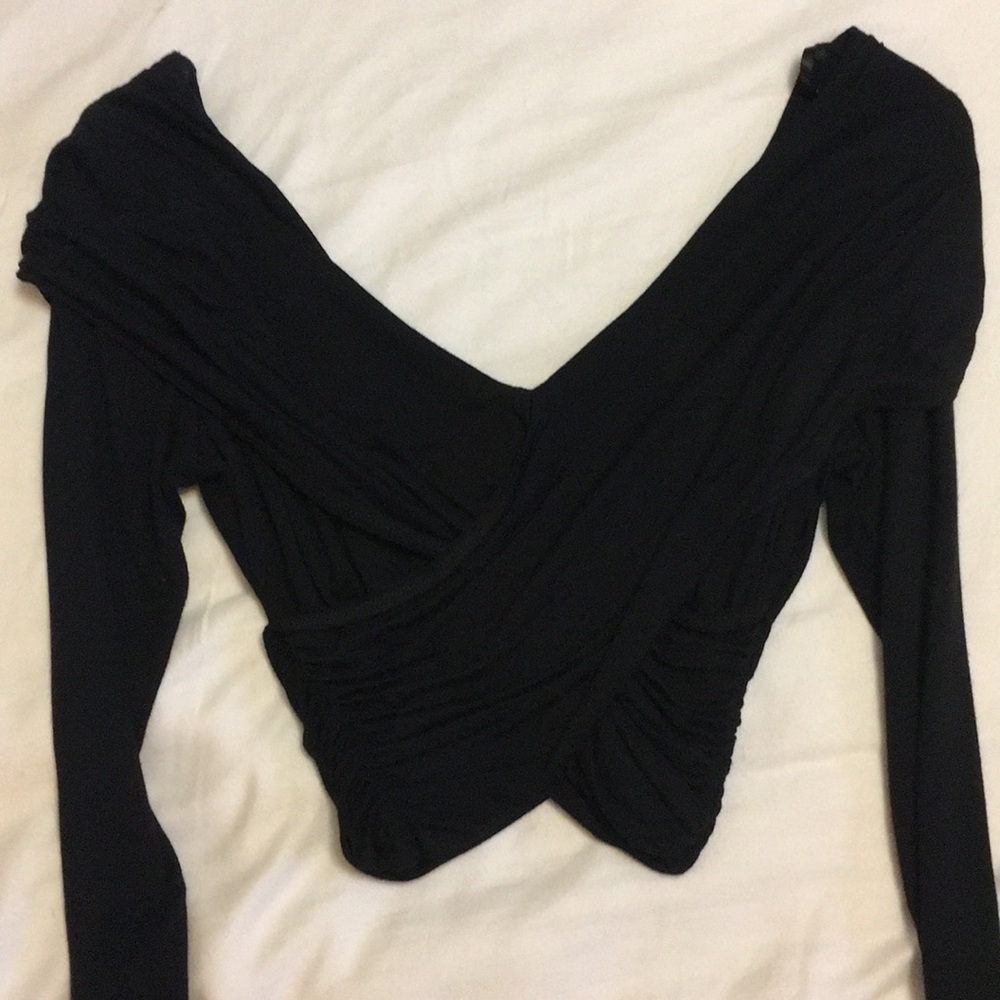 Knit crop top